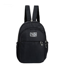 Fashion Women's Small Backpack Girls Solidcolor Zipper Bolsa Feminina Casual Student Mini Schoolbag Travel Bag