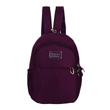 Fashion Women's Small Backpack Girls Solidcolor Zipper Bolsa Feminina Casual Student Mini Schoolbag Travel Bag