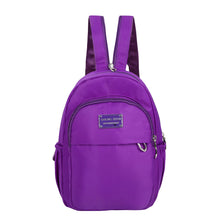 Fashion Women's Small Backpack Girls Solidcolor Zipper Bolsa Feminina Casual Student Mini Schoolbag Travel Bag