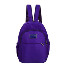 Fashion Women's Small Backpack Girls Solidcolor Zipper Bolsa Feminina Casual Student Mini Schoolbag Travel Bag