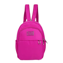 Fashion Women's Small Backpack Girls Solidcolor Zipper Bolsa Feminina Casual Student Mini Schoolbag Travel Bag