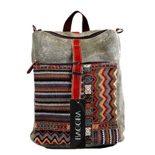 Brand Vintage Women Embroidery Canvas Backpack Zipper Buckle Strap Front Pocket Students Travel Bags Boho Ethnic Backpack