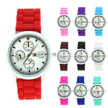 10 Colors Watch Women Silicone Rubber Jelly Gel Quartz Casual Sports Wrist Watch Relojes Women Clocks