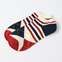Fashion Men Women Ankle Socks Flag Stripe Star Print Thin Breathable Boat Sock Young Girlscolorful Socks Chaussette Femme