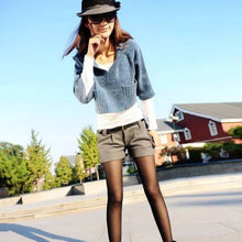 Fashion Shorts Femininos Solid Slim Casual Woolen Plus Size Warm Women Shorts