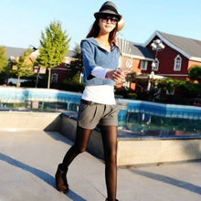 Fashion Shorts Femininos Solid Slim Casual Woolen Plus Size Warm Women Shorts