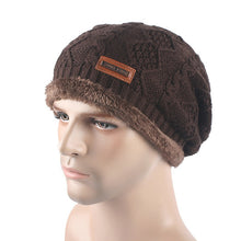 Fashion Beanies Hats for Men Baggy Warm Woolen Casual Ski Caps