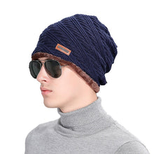 Fashion Beanies Hats for Men Baggy Warm Woolen Casual Ski Caps