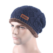 Fashion Beanies Hats for Men Baggy Warm Woolen Casual Ski Caps