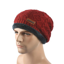 Fashion Beanies Hats for Men Baggy Warm Woolen Casual Ski Caps