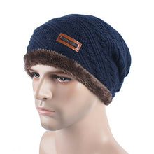 Fashion Beanies Hats for Men Baggy Warm Woolen Casual Ski Caps