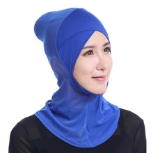 Fashion Women Lace Muslim Hijab Solid Stretch Net Cross Modal Trim Islamic Turban Head Cover Islam Wrap Hijab Caps