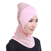 Fashion Women Lace Muslim Hijab Solid Stretch Net Cross Modal Trim Islamic Turban Head Cover Islam Wrap Hijab Caps