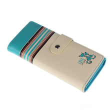 Single Zipper Fashion Clutch Checkbook Money Clip Change Bag Purse Wallet Fox Love In