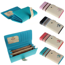 Single Zipper Fashion Clutch Checkbook Money Clip Change Bag Purse Wallet Fox Love In