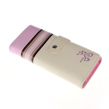 Single Zipper Fashion Clutch Checkbook Money Clip Change Bag Purse Wallet Fox Love In