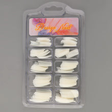 100 Pcs Natural French Tips Nail Art Glue Cutter Polish File Tools Set