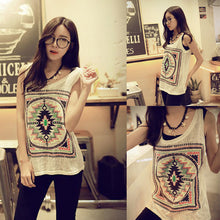 Womens Retro Sleeveless Slim Fitness Blouse T-shirt VTank Tops Girl Cute Tees Ladies Top