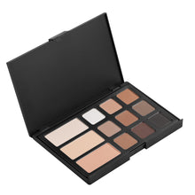 12 Colors Pro Blush LipEyebrowEyeshadowConcealer Palette Shiny Makeup Set