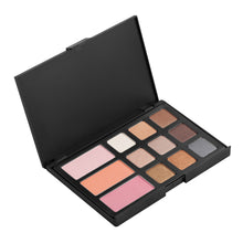 12 Colors Pro Blush LipEyebrowEyeshadowConcealer Palette Shiny Makeup Set