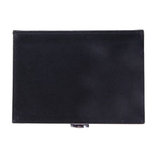 3 Grid Plain Pattern Black PU Leather Watches Display Case Jewelry Boxes Storage Watch Box caixa para relogio