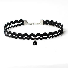 10 Pieces Choker Necklace Set Stretch Black Velvet Classic Gothic Tattoo Lace Chokers Women Jewelry Gift