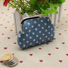Cute Women Ladies Small Mini Coin Purse Dots Print Hasp Wallet Card Holder Girls Handbag Bag