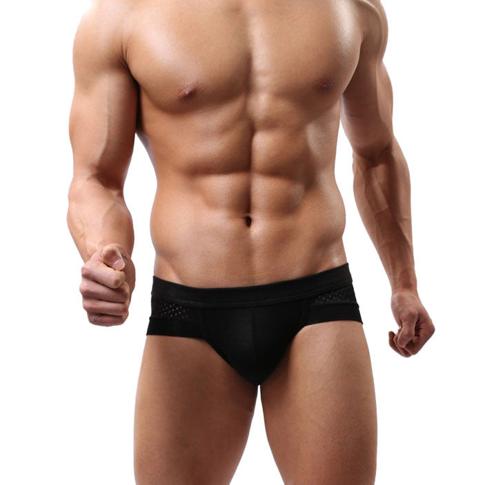 Sexy Men Boxer Cotton Underwear Fashion Solid Color Men's Simple shorts boxers underpants Soft Plus Size