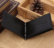 men's PU Leather Card Cash Receipt Holder Organizer Bifold Wallet Purse Business Wallet /