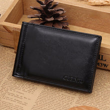 men's PU Leather Card Cash Receipt Holder Organizer Bifold Wallet Purse Business Wallet /