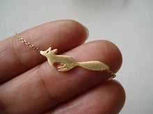 Vivid Fox Necklace Dainty Minimalist Handmade Necklace Simple Birthday Wedding Gift 30pcs-N057