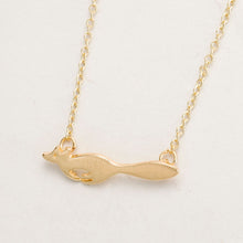 Vivid Fox Necklace Dainty Minimalist Handmade Necklace Simple Birthday Wedding Gift 30pcs-N057