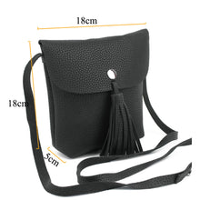 Korean Retro Fashion Women Shoulder Bag PU Leather Flap Tassel Bag Pink Stud Casual Mini Crossbody Bag Girl Phone Sling Bag