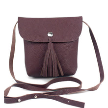 Korean Retro Fashion Women Shoulder Bag PU Leather Flap Tassel Bag Pink Stud Casual Mini Crossbody Bag Girl Phone Sling Bag