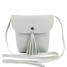 Korean Retro Fashion Women Shoulder Bag PU Leather Flap Tassel Bag Pink Stud Casual Mini Crossbody Bag Girl Phone Sling Bag
