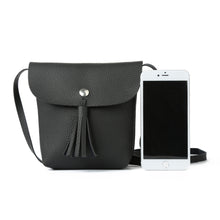 Korean Retro Fashion Women Shoulder Bag PU Leather Flap Tassel Bag Pink Stud Casual Mini Crossbody Bag Girl Phone Sling Bag