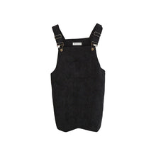 Korean Style College Wind Restoring Ancient Ways Corduroy Suspenders Big Pocket Straight Vest Dress LE3