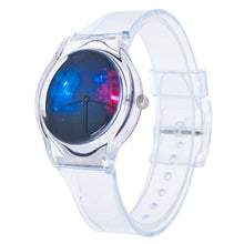 Lovely Kids Watches Star & Sky Pattern Quartz Watch Children Students Watch Girls Popular Ssilicone Strap Elegant Wristwatch