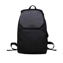 Men Canvas Backpack PU Leather Splice Large Capacity Laptop Mochila Escolar College School Student Casual Travel Bag