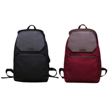 Men Canvas Backpack PU Leather Splice Large Capacity Laptop Mochila Escolar College School Student Casual Travel Bag