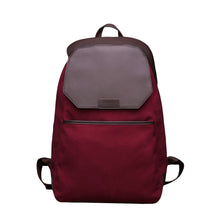 Men Canvas Backpack PU Leather Splice Large Capacity Laptop Mochila Escolar College School Student Casual Travel Bag