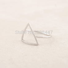 Geometry Decorative Pattern Triangle Ring Midi Hollow Triangle Ring