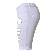 White Shorts Women High Waist Shorts Ripped Short Jeans Woman Denim Shorts Pantalones Cortos Mujer
