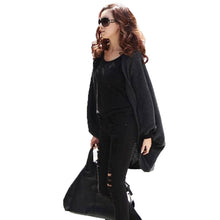 Cardigan Women Casual Knitted Sweater Long Batwing Sleeve Cape Poncho Coat Thin Outwear Women Tops Blusas