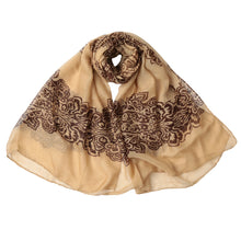 New Fashion Bohemian Beach Voile Soft Long Scarf Women Vintage Printed Wrap Shawl Stole Scarves Muslim Pashmina