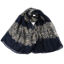 New Fashion Bohemian Beach Voile Soft Long Scarf Women Vintage Printed Wrap Shawl Stole Scarves Muslim Pashmina