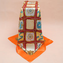 New Fashion Women Square Silk Scarf Contrast Bufandas Leopard Foulard Shawl Pashmina Kerchief Chic Ladies Bandanas
