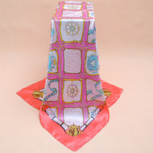 New Fashion Women Square Silk Scarf Contrast Bufandas Leopard Foulard Shawl Pashmina Kerchief Chic Ladies Bandanas
