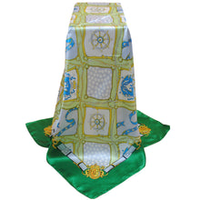 New Fashion Women Square Silk Scarf Contrast Bufandas Leopard Foulard Shawl Pashmina Kerchief Chic Ladies Bandanas