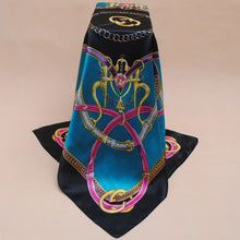 New Fashion Women Square Silk Scarf Contrast Bufandas Leopard Foulard Shawl Pashmina Kerchief Chic Ladies Bandanas